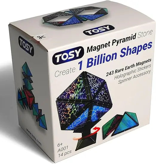 TOSY Magnet Pyramid Puzzle Transforms Into Billions Of Shapes