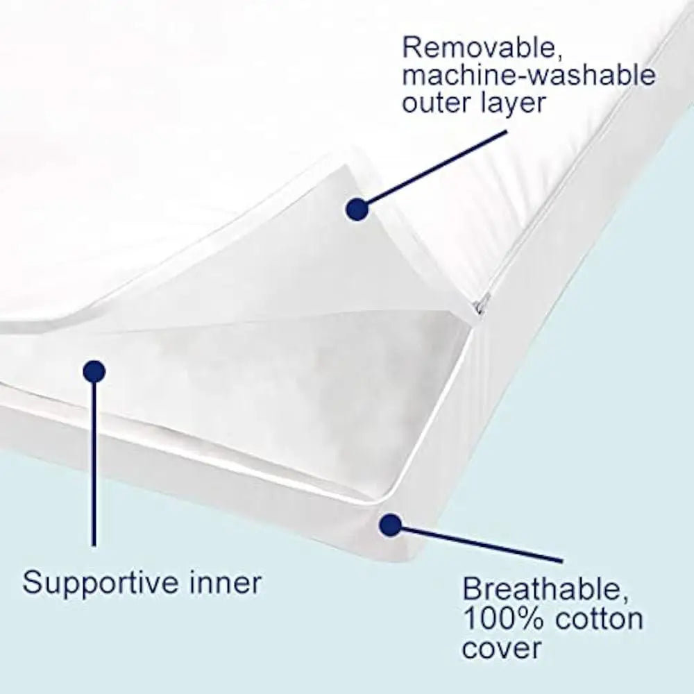 Hybrid Shredded Memory Foam Pillows King Size Set of 2 Adjustable Loft Fluffy Down Alternative Removable Cover Soft Breathable