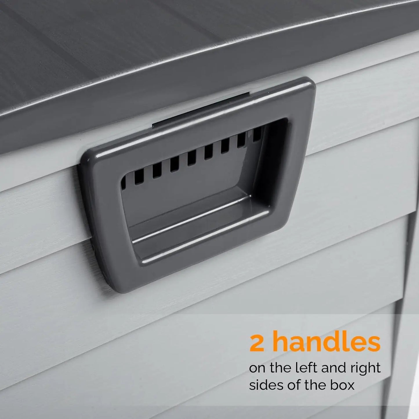 Lockable Plastic Outdoor Storage Box With Lid For Patio Garden