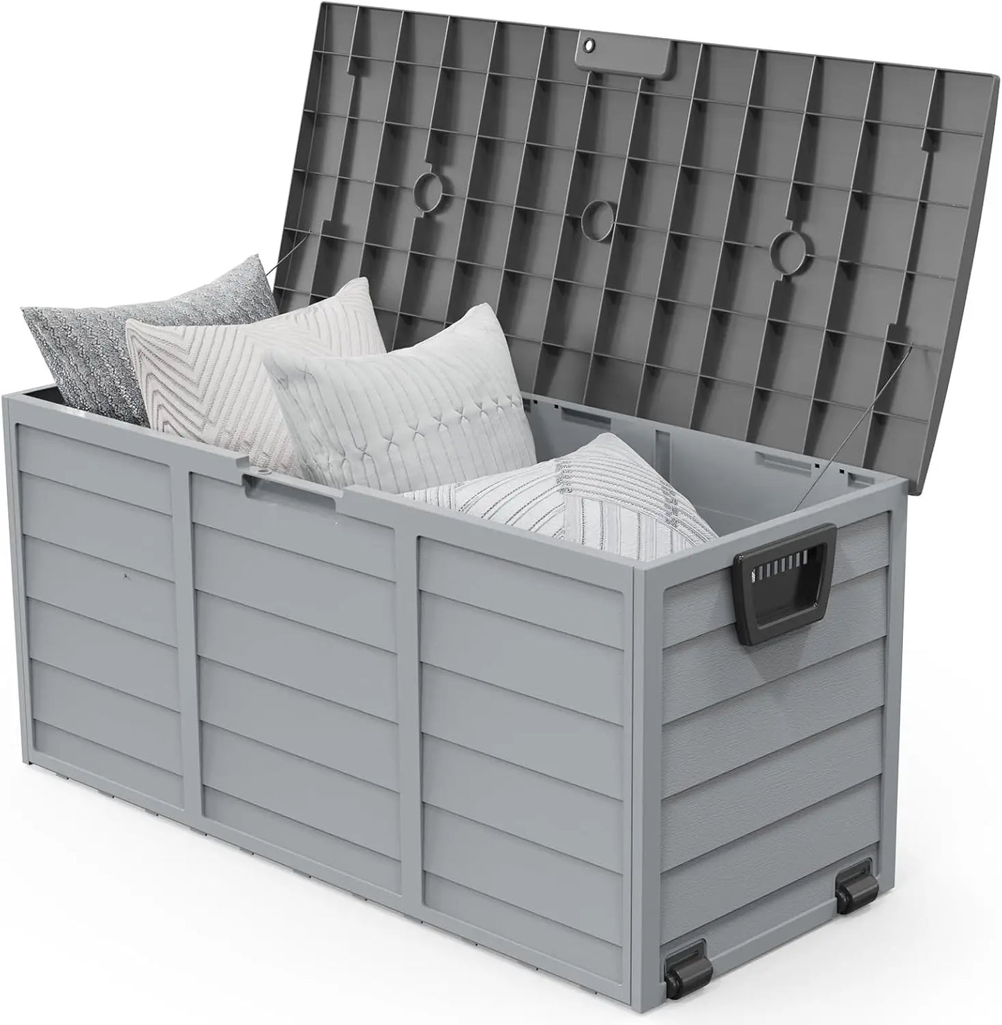 Lockable Plastic Outdoor Storage Box With Lid For Patio Garden