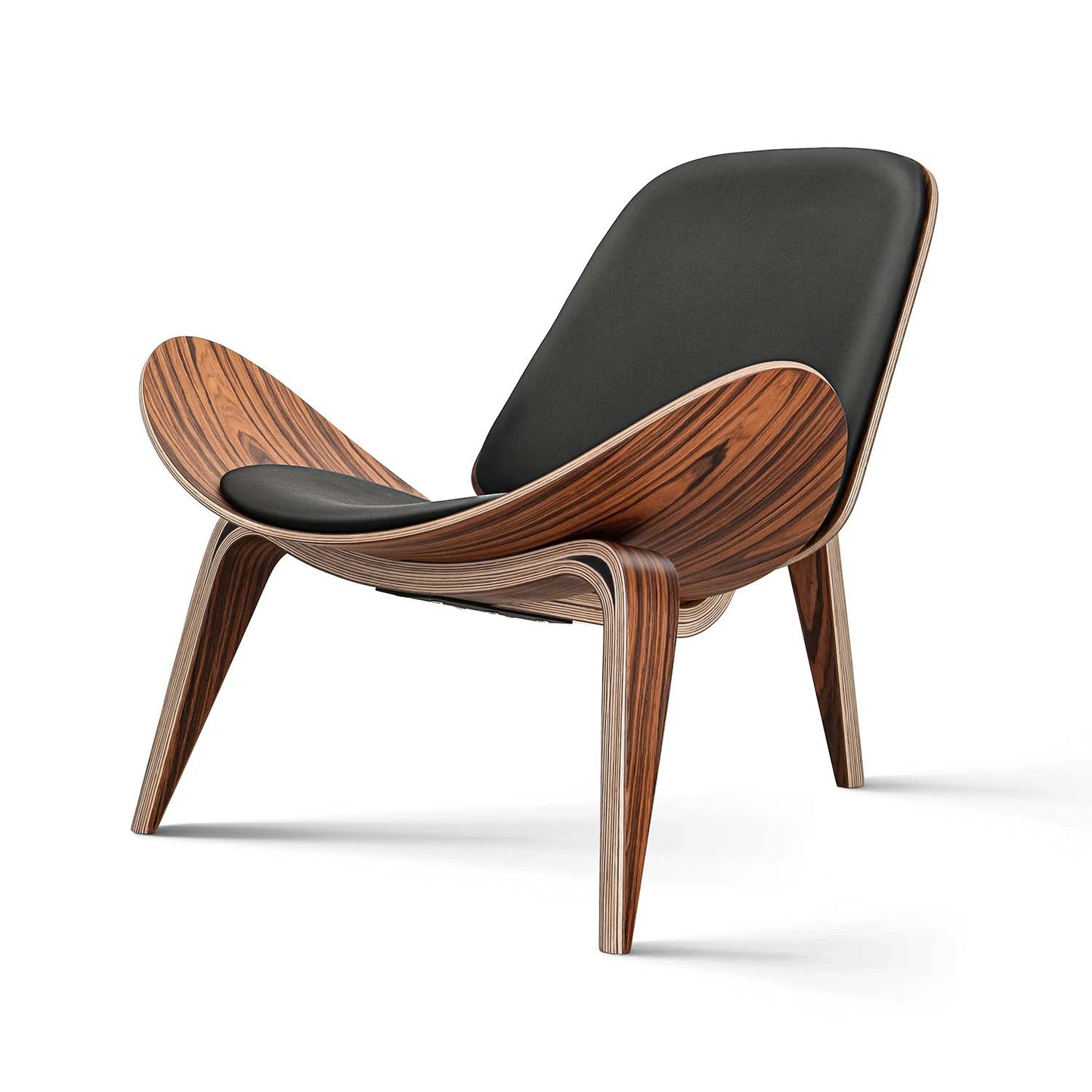 Nordic Solid Wood Lounge Airplane Chair Living Room