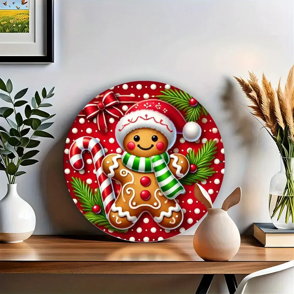 Gingerbread Plaque Decor For Homes And Candy Lovers Gifts