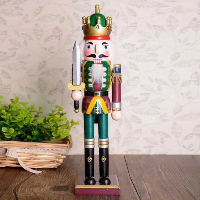Nutcracker Puppet Soldier Wooden Display Christmas Decor
