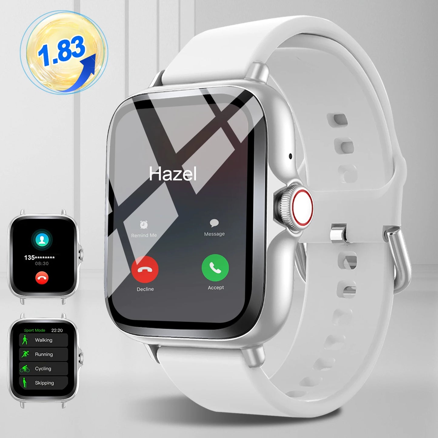 Smart Watch with Touch Screen and Multi-Function Compatibility
